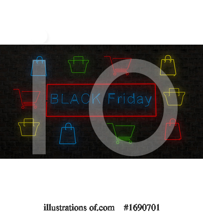 Royalty-Free (RF) Black Friday Clipart Illustration by KJ Pargeter - Stock Sample #1690701