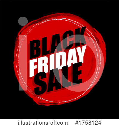 Royalty-Free (RF) Black Friday Clipart Illustration by KJ Pargeter - Stock Sample #1758124