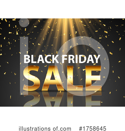 Royalty-Free (RF) Black Friday Clipart Illustration by KJ Pargeter - Stock Sample #1758645