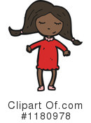 Black Girl Clipart #1180978 by lineartestpilot