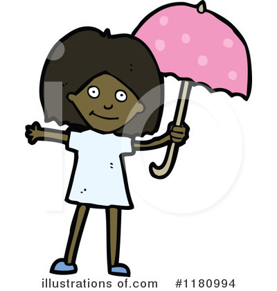 Royalty-Free (RF) Black Girl Clipart Illustration by lineartestpilot - Stock Sample #1180994