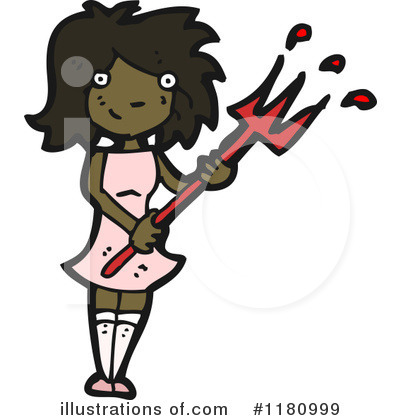 Royalty-Free (RF) Black Girl Clipart Illustration by lineartestpilot - Stock Sample #1180999