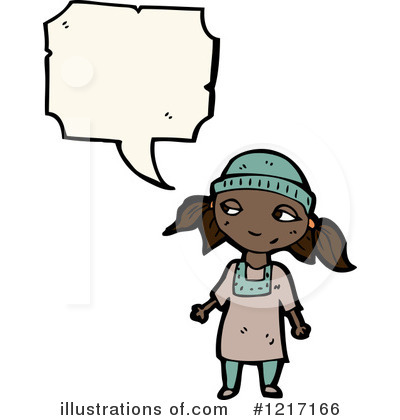 African American Girl Clipart #1217166 by lineartestpilot