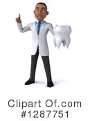 Black Male Doctor Clipart #1287751 by Julos