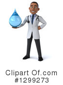 Black Male Doctor Clipart #1299273 by Julos
