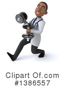 Black Male Doctor Clipart #1386557 by Julos