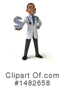 Black Male Doctor Clipart #1482658 by Julos