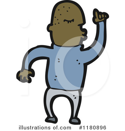 Royalty-Free (RF) Black Man Clipart Illustration by lineartestpilot - Stock Sample #1180896