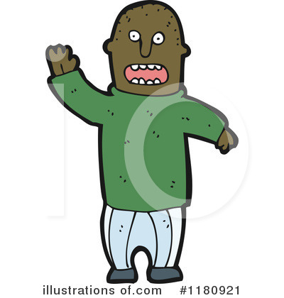 Royalty-Free (RF) Black Man Clipart Illustration by lineartestpilot - Stock Sample #1180921