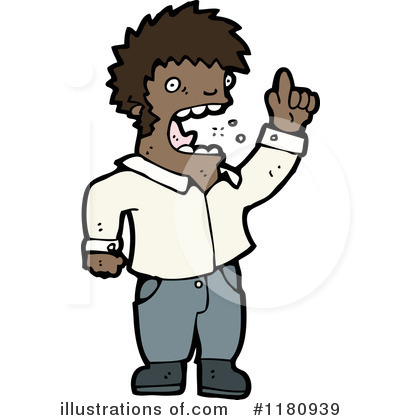 Royalty-Free (RF) Black Man Clipart Illustration by lineartestpilot - Stock Sample #1180939