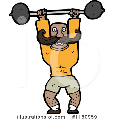 Weight Lifting Clipart #1180959 by lineartestpilot