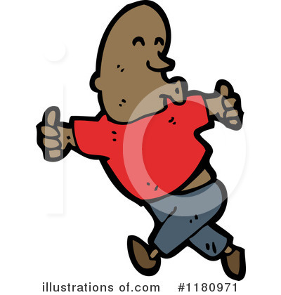Royalty-Free (RF) Black Man Clipart Illustration by lineartestpilot - Stock Sample #1180971