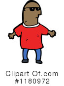 Black Man Clipart #1180972 by lineartestpilot