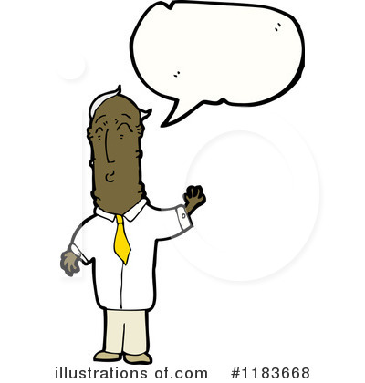 Royalty-Free (RF) Black Man Clipart Illustration by lineartestpilot - Stock Sample #1183668