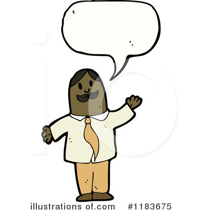 Royalty-Free (RF) Black Man Clipart Illustration by lineartestpilot - Stock Sample #1183675