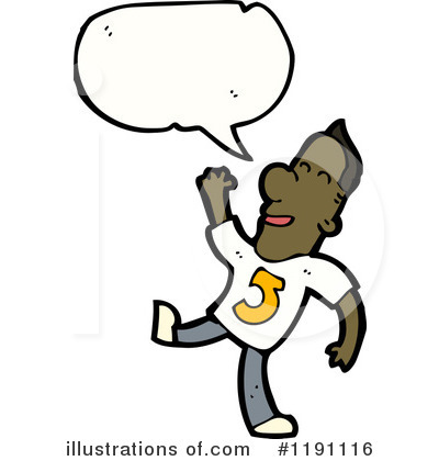 Royalty-Free (RF) Black Man Clipart Illustration by lineartestpilot - Stock Sample #1191116