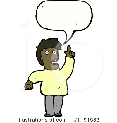 Royalty-Free (RF) Black Man Clipart Illustration by lineartestpilot - Stock Sample #1191533