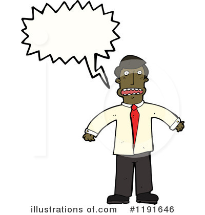 Royalty-Free (RF) Black Man Clipart Illustration by lineartestpilot - Stock Sample #1191646