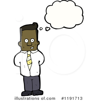 Royalty-Free (RF) Black Man Clipart Illustration by lineartestpilot - Stock Sample #1191713