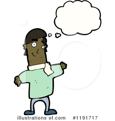 Royalty-Free (RF) Black Man Clipart Illustration by lineartestpilot - Stock Sample #1191717