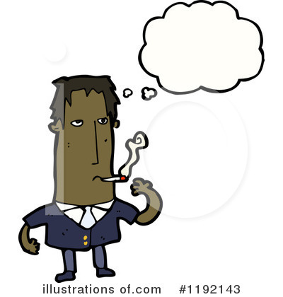 Royalty-Free (RF) Black Man Clipart Illustration by lineartestpilot - Stock Sample #1192143