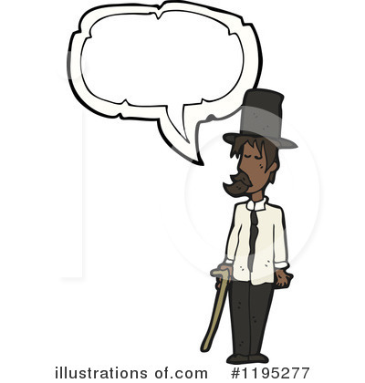 Royalty-Free (RF) Black Man Clipart Illustration by lineartestpilot - Stock Sample #1195277