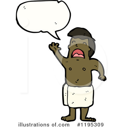Royalty-Free (RF) Black Man Clipart Illustration by lineartestpilot - Stock Sample #1195309