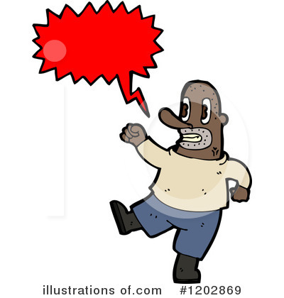 Royalty-Free (RF) Black Man Clipart Illustration by lineartestpilot - Stock Sample #1202869