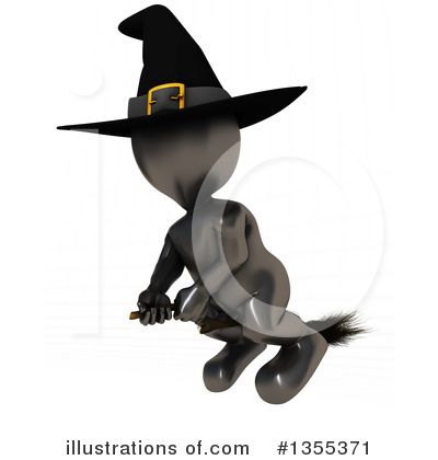 Witch Clipart #1355371 by KJ Pargeter