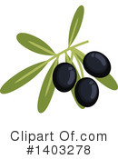 Black Olive Clipart #1403278 by Vector Tradition SM