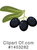 Black Olive Clipart #1403282 by Vector Tradition SM