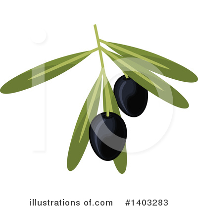 Black Olive Clipart #1403283 by Vector Tradition SM