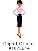 Black Woman Clipart #1073214 by Monica