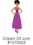 Black Woman Clipart #1073222 by Monica