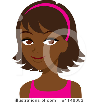 Royalty-Free (RF) Black Woman Clipart Illustration by Rosie Piter - Stock Sample #1146083