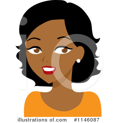 Royalty-Free (RF) Black Woman Clipart Illustration by Rosie Piter - Stock Sample #1146087