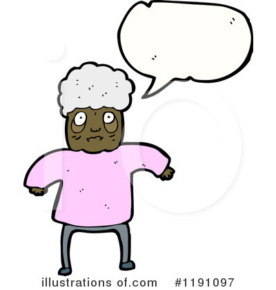 Royalty-Free (RF) Black Woman Clipart Illustration by lineartestpilot - Stock Sample #1191097