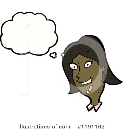 Royalty-Free (RF) Black Woman Clipart Illustration by lineartestpilot - Stock Sample #1191102