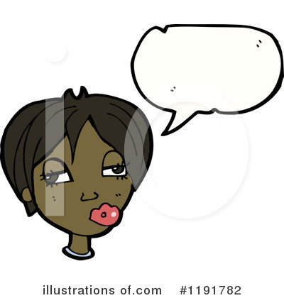 Royalty-Free (RF) Black Woman Clipart Illustration by lineartestpilot - Stock Sample #1191782