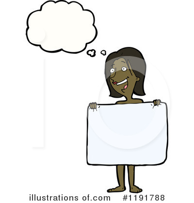 Royalty-Free (RF) Black Woman Clipart Illustration by lineartestpilot - Stock Sample #1191788