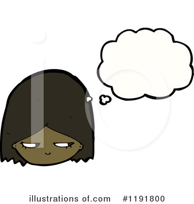 Royalty-Free (RF) Black Woman Clipart Illustration by lineartestpilot - Stock Sample #1191800