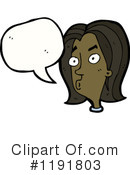 Black Woman Clipart #1191803 by lineartestpilot