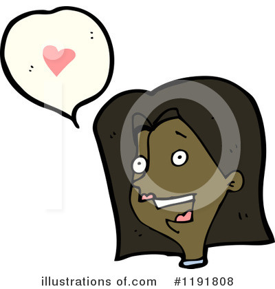 Royalty-Free (RF) Black Woman Clipart Illustration by lineartestpilot - Stock Sample #1191808