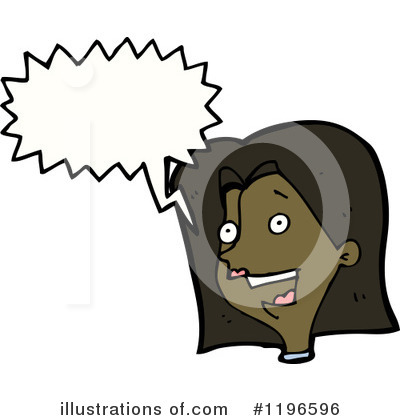 Royalty-Free (RF) Black Woman Clipart Illustration by lineartestpilot - Stock Sample #1196596