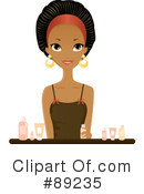 Black Woman Clipart #89235 by Melisende Vector