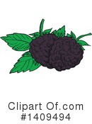 Blackberry Clipart #1409494 by Vector Tradition SM
