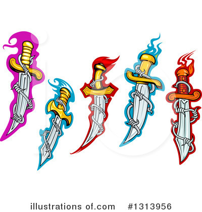Royalty-Free (RF) Blade Clipart Illustration by Vector Tradition SM - Stock Sample #1313956