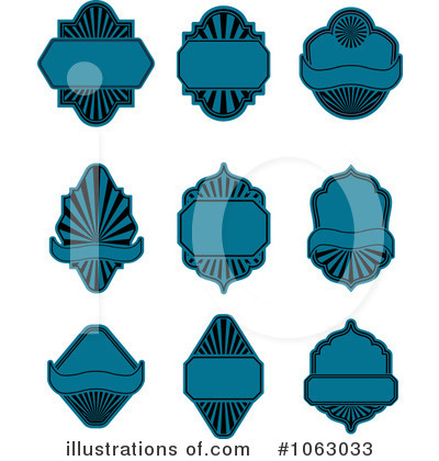 Royalty-Free (RF) Blank Label Clipart Illustration by Vector Tradition SM - Stock Sample #1063033