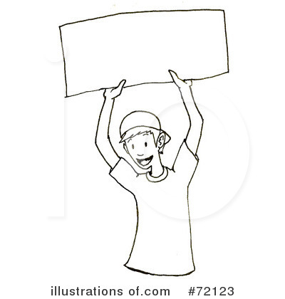 Royalty-Free (RF) Blank Sign Clipart Illustration by PlatyPlus Art - Stock Sample #72123