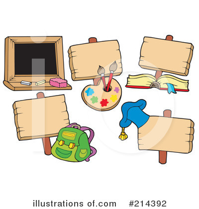 Royalty-Free (RF) Blank Signs Clipart Illustration by visekart - Stock Sample #214392